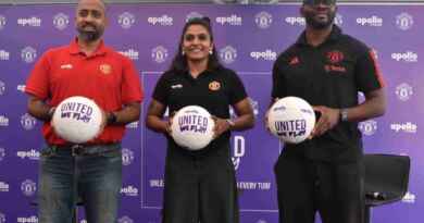 Football and Man Utd legend Louis Saha launches fourth edition of United We Play programme at Kolkata