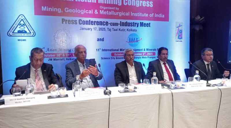 Chairman, Coal India announces 11th edition of the Asian Mining Congress (Conference – AMC & Exhibition – IME) 2025